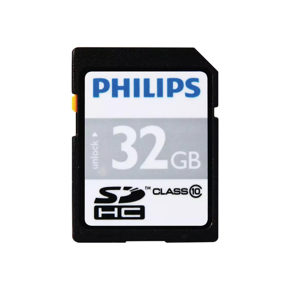 Produktbild för Philips FM32SD45B - flash-minneskort - 32 GB - SDHC