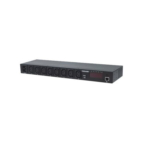 intellinet Intellinet 19" Intelligent 8-Port PDU, 19" Rackmountable C13 Intelligent Power Distribution Unit; Monitors Power, Temperature and Humidity - kraftdistributionsenhet