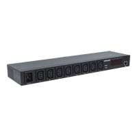 Produktbild för Intellinet 19" Intelligent 8-Port PDU, 19" Rackmountable C13 Intelligent Power Distribution Unit; Monitors Power, Temperature and Humidity - kraftdistributionsenhet