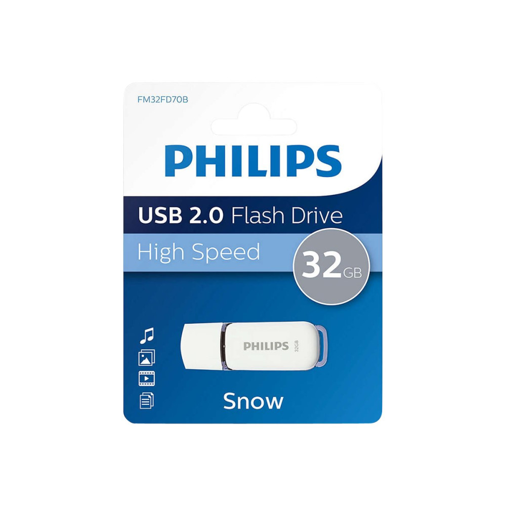 Produktbild för Philips FM32FD70B Snow Edition 2.0 - USB flash-enhet - 32 GB