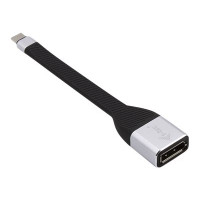 Produktbild för i-Tec USB-C Flat DP Adapter 4K/60 Hz - videoadapterkabel - USB-C till DisplayPort - 11.5 m