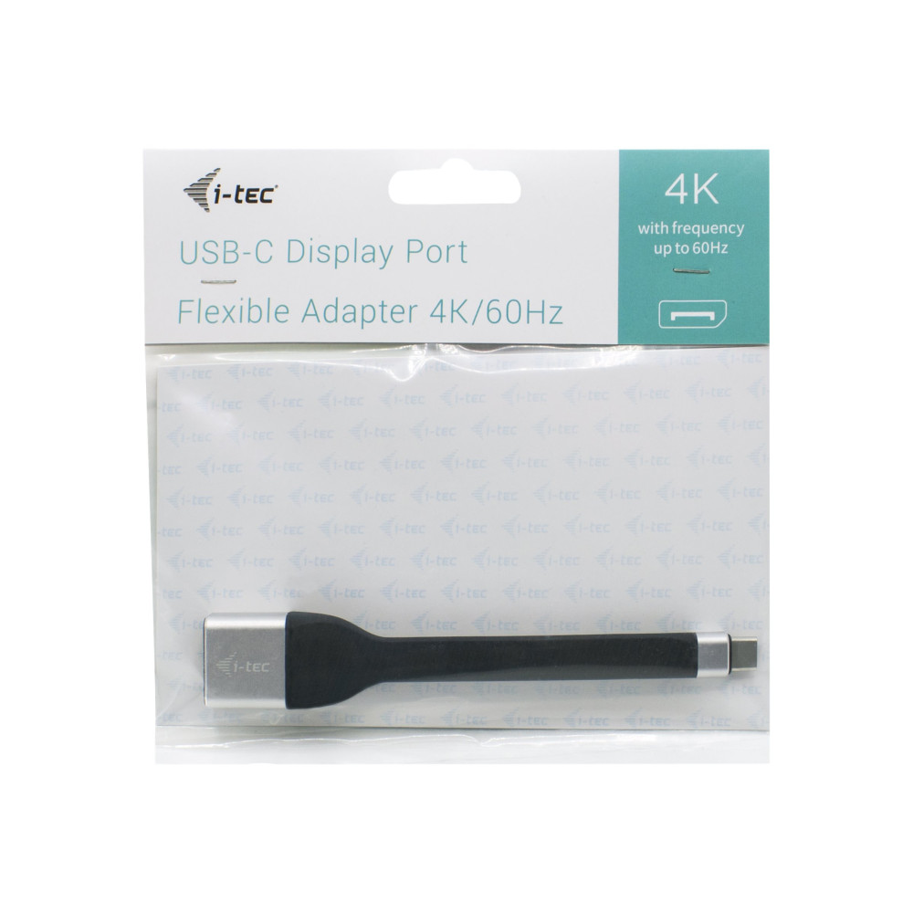 Produktbild för i-Tec USB-C Flat DP Adapter 4K/60 Hz - videoadapterkabel - USB-C till DisplayPort - 11.5 m
