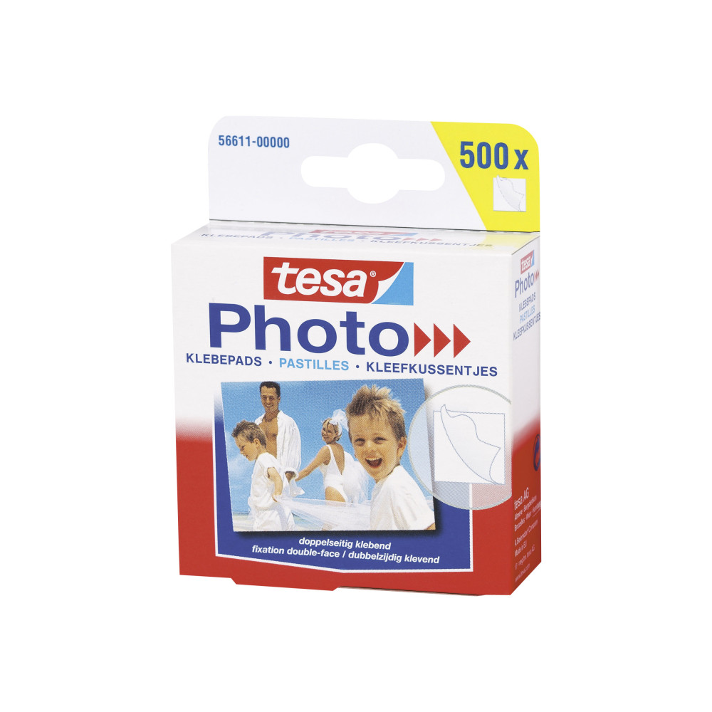 Produktbild för Tesa - monteringsbindemedel - vit (paket om 500)