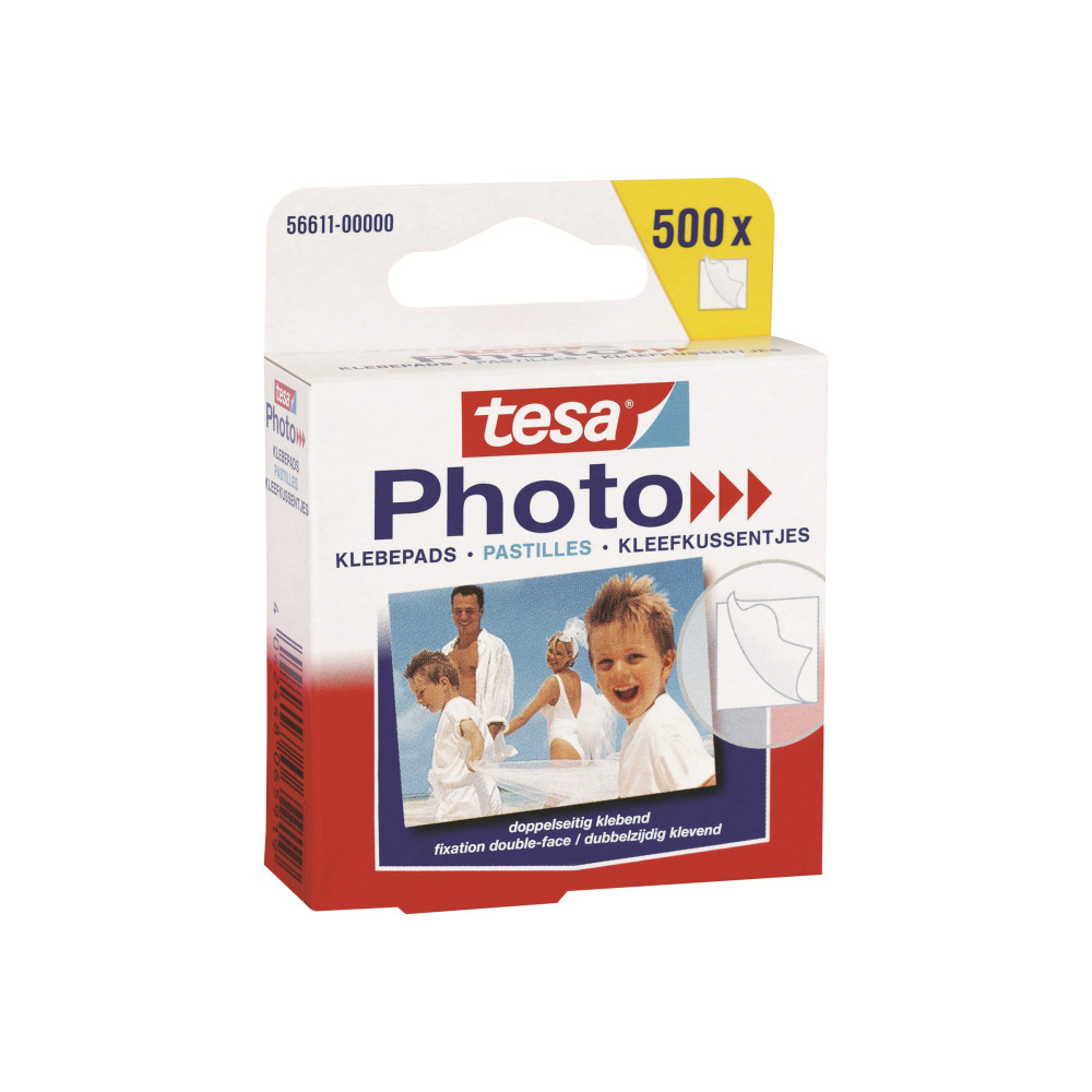 Produktbild för Tesa - monteringsbindemedel - vit (paket om 500)