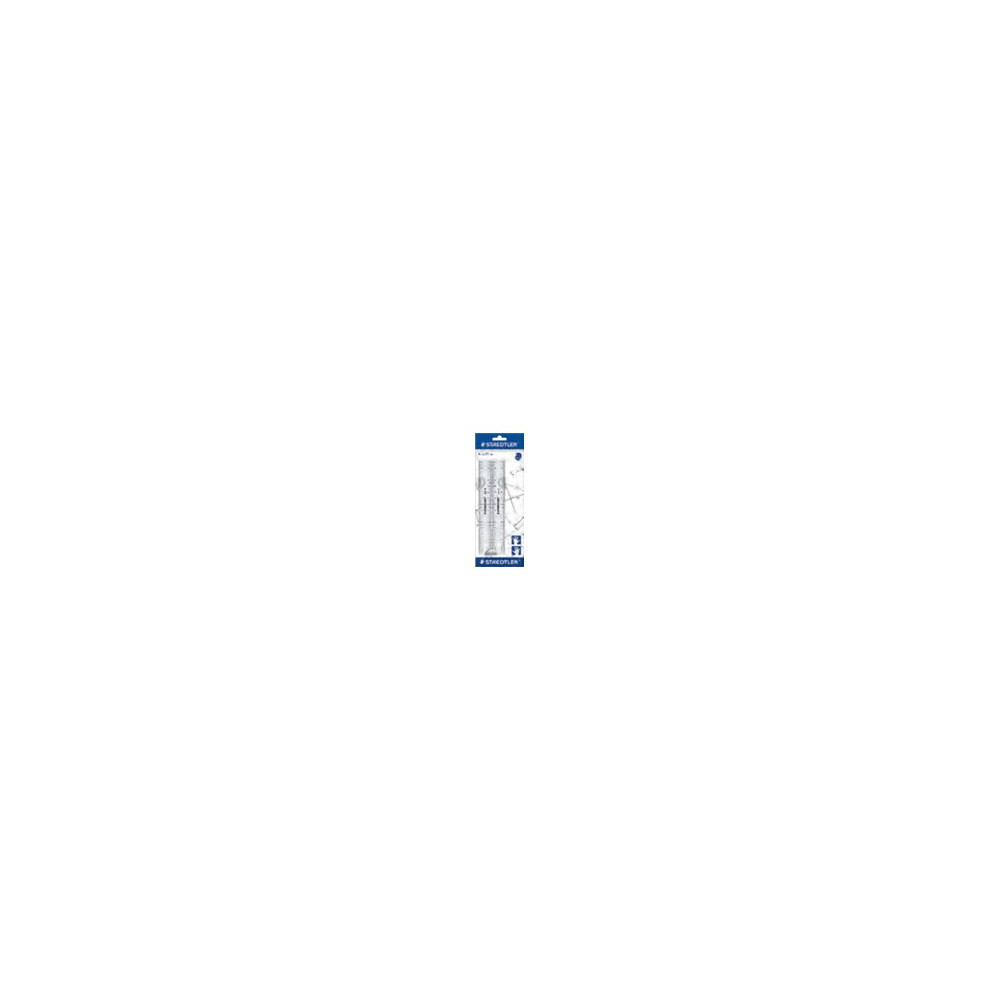 Produktbild för STAEDTLER Mars 562 PB - linjal - 15 cm - transparent (paket om 2)