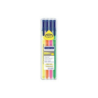 Produktbild för STAEDTLER triplus textsurfer - överstrykningspenna - neongrön, neongul, neonorange, neonrosa (paket om 4)