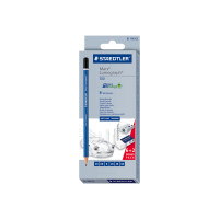 Produktbild för STAEDTLER Mars Lumograph - penna - 2B, 2H, 4B, 6B, B, HB (paket om 6)