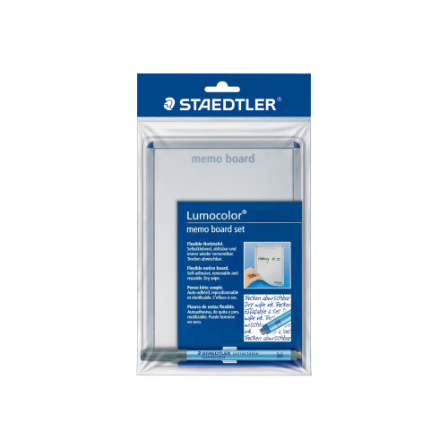 STAEDTLER STAEDTLER Lumocolor memo board set - whiteboard-tavla - 210 x 148 mm