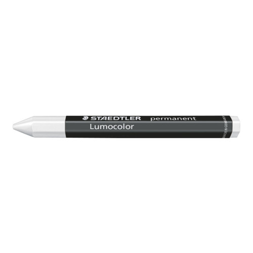 STAEDTLER STAEDTLER Lumocolor omnigraph 236 - färgkrita - vit (paket om 12)