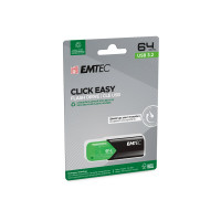 Produktbild för EMTEC B110 Click Easy 3.2 - USB flash-enhet - 64 GB