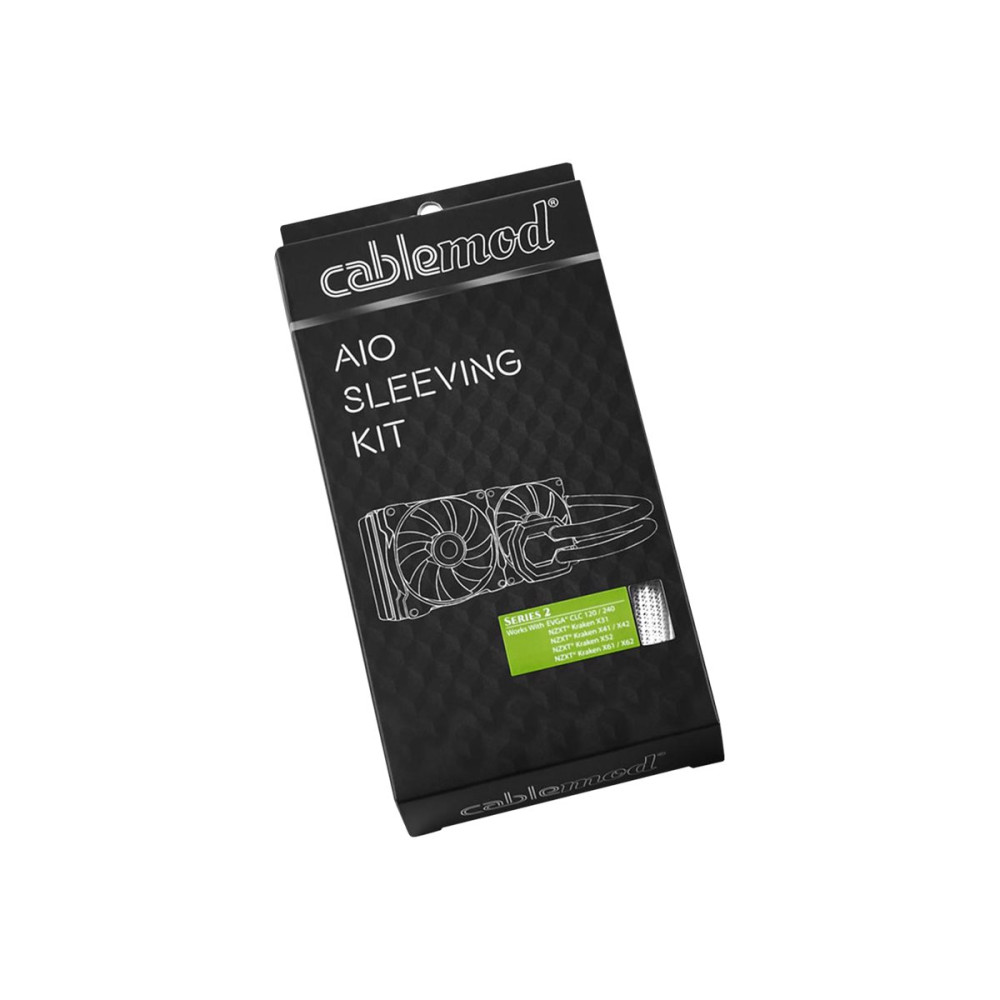 Produktbild för CableMod AIO Sleeving Kit - Series 2 - röröverdragskit för vätskekylningssystem