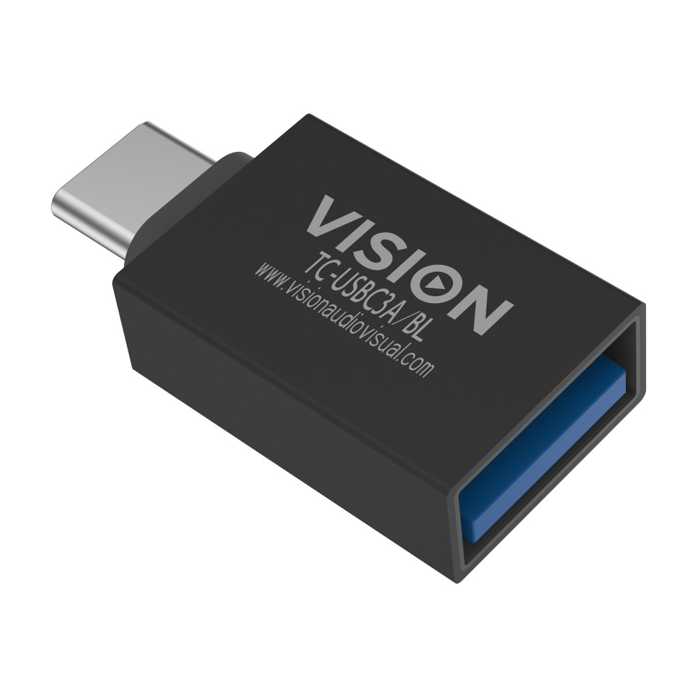 Produktbild för Vision Professional - USB typ C-adapter - USB-C till USB typ A