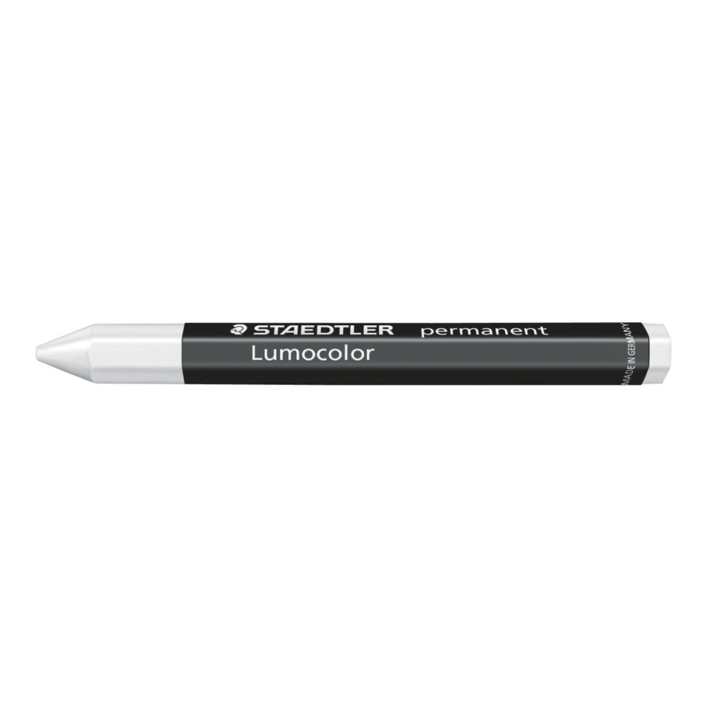Produktbild för STAEDTLER Lumocolor omnigraph 236 - färgkrita - vit (paket om 12)