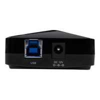 Produktbild för Startech USB 3.0-hub med 10 portar och laddnings- &amp; synkningsportar - 2x 1,5 A-portar - USB-växel - 10 portar
