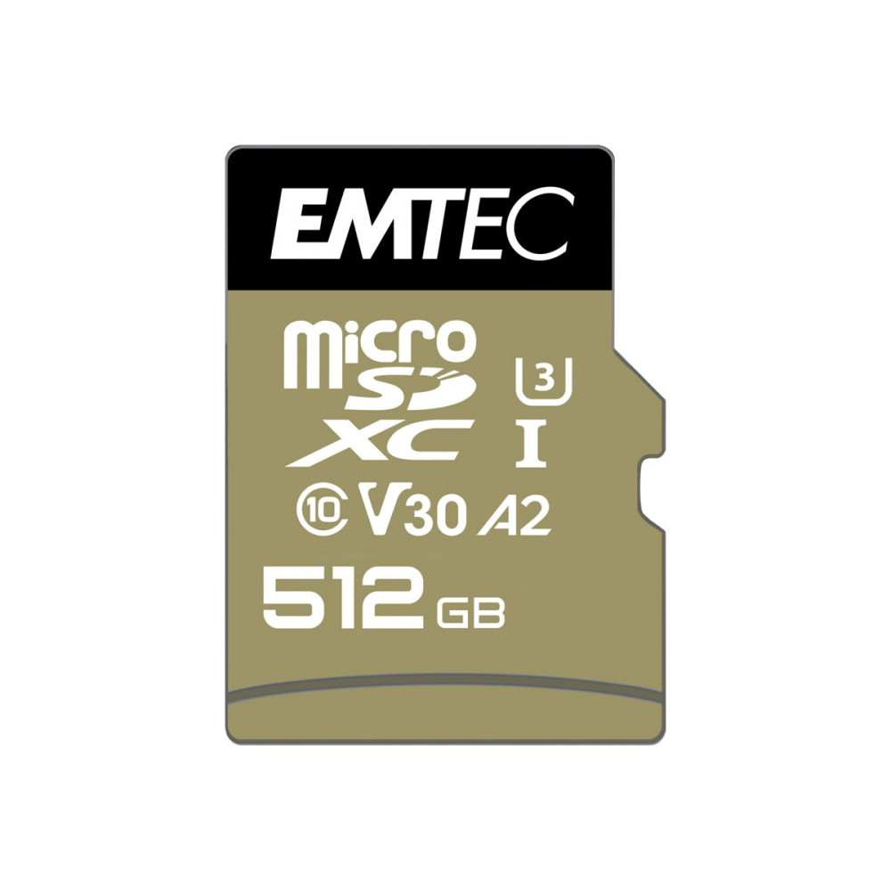 Produktbild för EMTEC SpeedIN' PRO - flash-minneskort - 512 GB - mikroSDXC UHS-I
