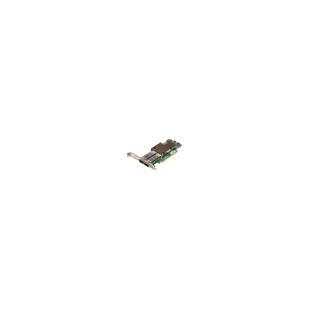Produktbild för Broadcom NetXtreme E-Series P2100G - nätverksadapter - PCIe 4.0 x16 - 100 Gigabit QSFP56 x 2