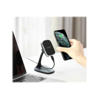 Produktbild för PITAKA MagEZ Mount Qi Desktop trådlöst laddställ