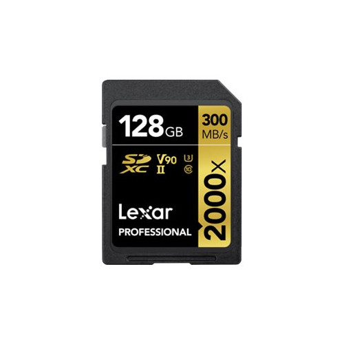 LEXAR Lexar Professional - flash-minneskort - 128 GB - SDXC UHS-II