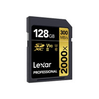 Produktbild för Lexar Professional - flash-minneskort - 128 GB - SDXC UHS-II