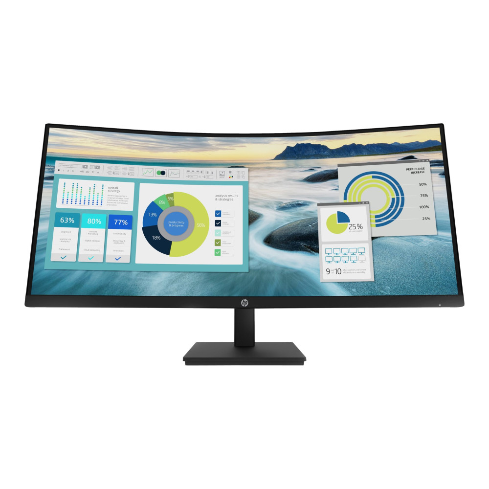 Produktbild för HP P34hc G4 - P-Series - LED-skärm - böjd - 34"