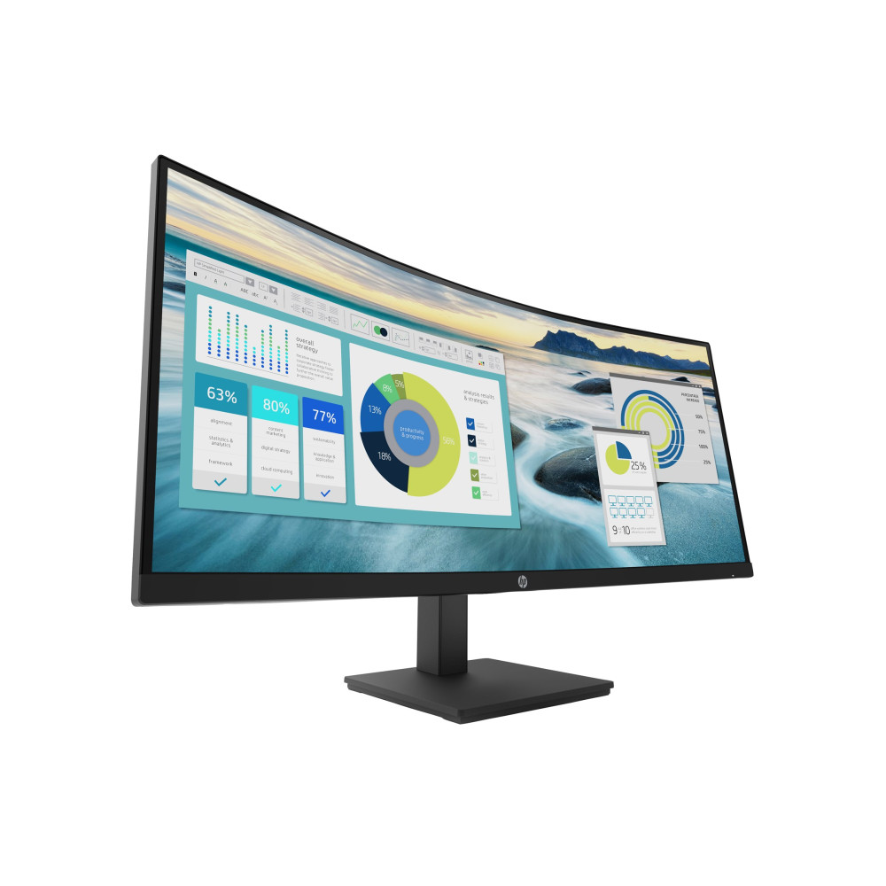 Produktbild för HP P34hc G4 - P-Series - LED-skärm - böjd - 34"
