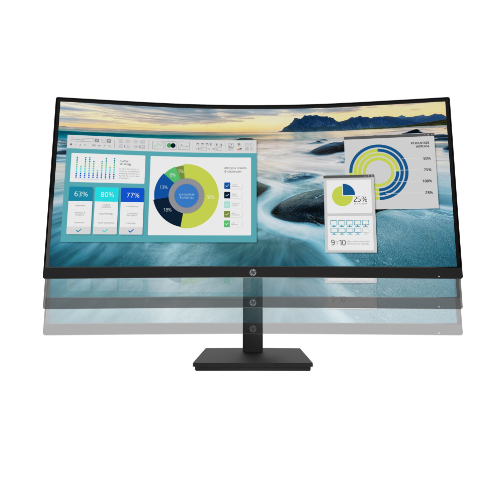 Produktbild för HP P34hc G4 - P-Series - LED-skärm - böjd - 34"