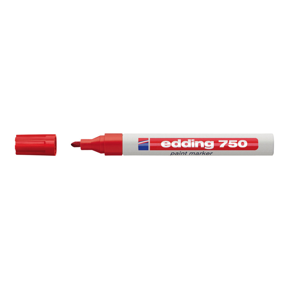 Produktbild för edding 750 paint - markering - röd