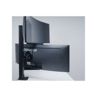 Produktbild för Multibrackets M VESA Desktopmount HD Dual monteringssats - för 2 välvda LCD-skärmar - svart