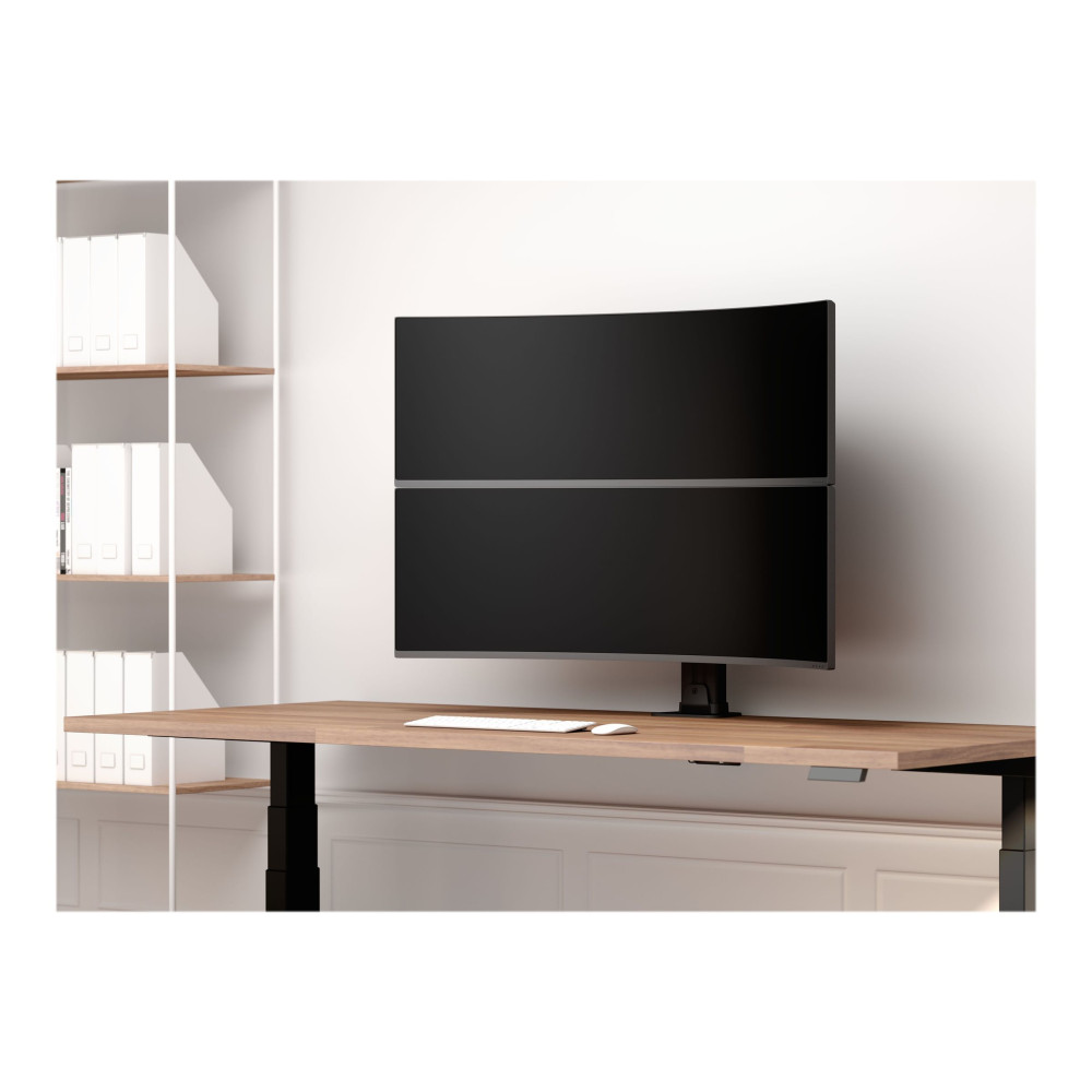 Produktbild för Multibrackets M VESA Desktopmount HD Dual monteringssats - för 2 välvda LCD-skärmar - svart