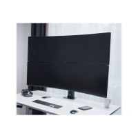 Produktbild för Multibrackets M VESA Desktopmount HD Dual monteringssats - för 2 välvda LCD-skärmar - svart
