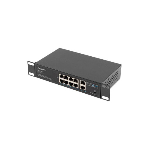 LANBERG Lanberg RSFE-8P-2GE-120 - switch - 10 portar - ohanterad