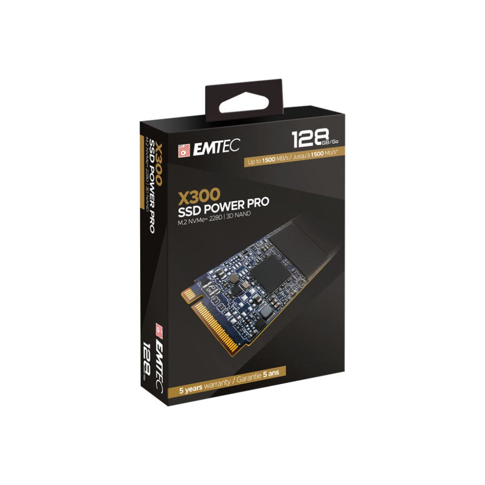 Produktbild för EMTEC Power Pro X300 - SSD - 128 GB - PCIe 3.0 x4 (NVMe)