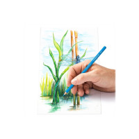 Produktbild för STAEDTLER 146 10C - färgpenna - mjuk - svart, röd, blå, grön, ljusblå, gul, orange, persika, mörkt malvafärgad, pilgrön, vinröd, van dyke-brun (paket om 12)