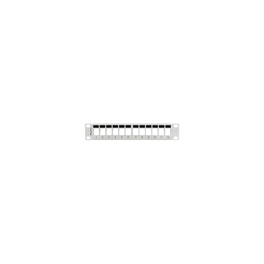 Produktbild för Lanberg PPKS-9112-S - kopplingspanel (tom) - 1U - 10"