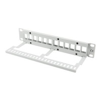 Produktbild för Lanberg PPKS-9112-S - kopplingspanel (tom) - 1U - 10"