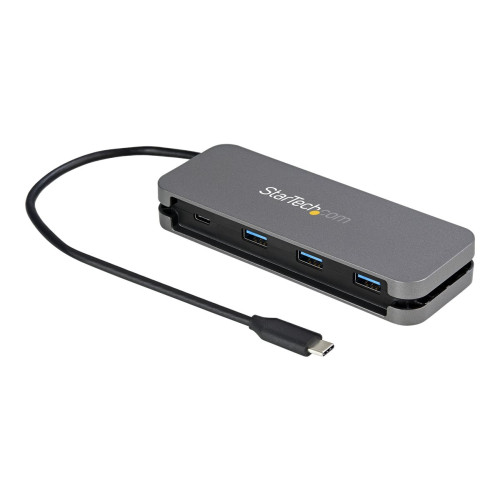 StarTech.com StarTech.com 4-port USB C-hubb - 3x USB-A/1x USB-C - 5 Gbps USB 3.0 Type-C-hubb (3.2/3.1 Gen 1) - USB-bussdriven - Bärbar USB-C till USB-A-adapterhubb - 28 cm lång kabel med kabelhantering - hubb - 4 portar