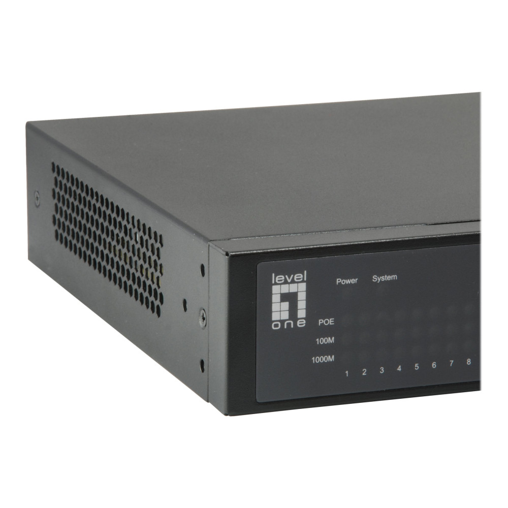Produktbild för LevelOne GEP-1051 - switch - 10 portar - smart - rackmonterbar