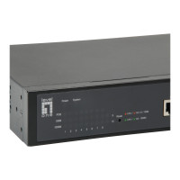 Produktbild för LevelOne GEP-1051 - switch - 10 portar - smart - rackmonterbar