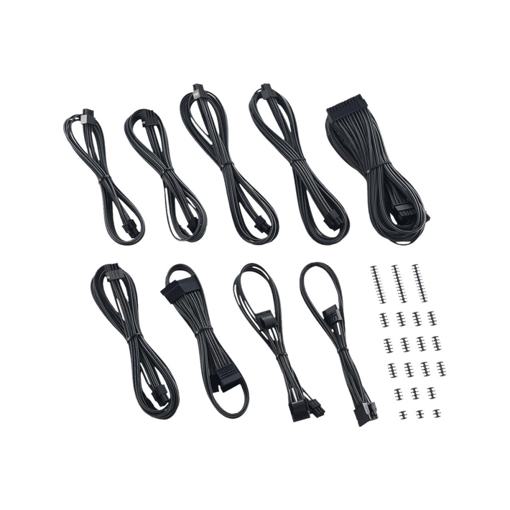 Produktbild för CableMod Classic ModMesh C-Series RMi & RMx Cable Kit - strömkabelsats