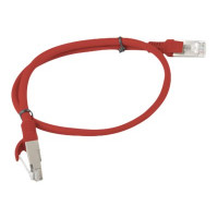 Produktbild för Lanberg patch-kabel - 50 cm - röd, RAL 3017