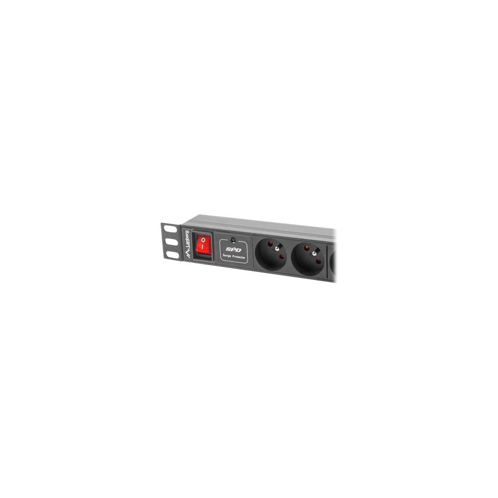 Produktbild för Lanberg PDU-07E-0200-IEC-BK - kraftdistributionsenhet - 2500 watt