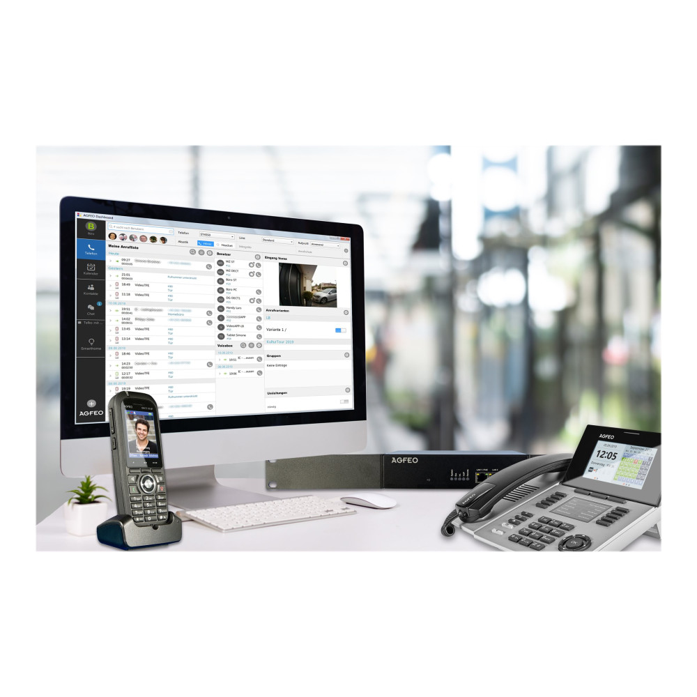 Produktbild för AGFEO DECT 75 IP - trådlös förlängningshandenhet - med Bluetooth interface