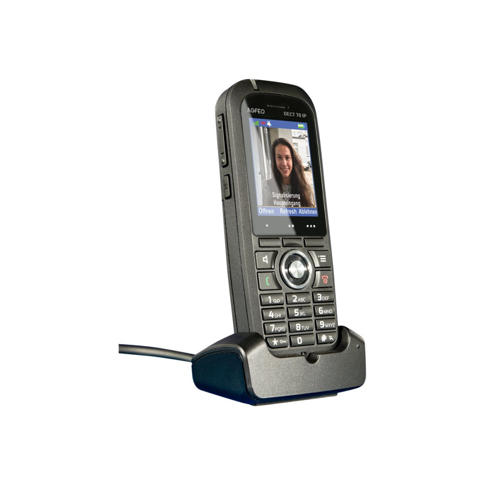 Produktbild för AGFEO DECT 70 IP - trådlös förlängningshandenhet - med Bluetooth interface