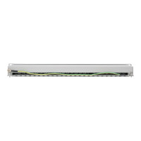 Produktbild för Intellinet Patch Panel, Cat6a, FTP, 24-Port, 1U, Shielded, 90° Top-Entry Punch Down Blocks, Grey - patch-panel - 1U - 19"