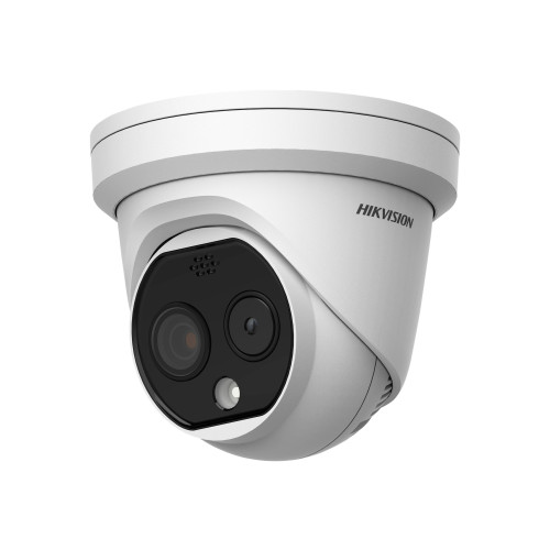 Hikvision Digital Technology Hikvision DeepinView Temperature Screening Thermographic Turret Camera DS-2TD1217B-6/PA(B) - termisk/nätverksövervakningskamera