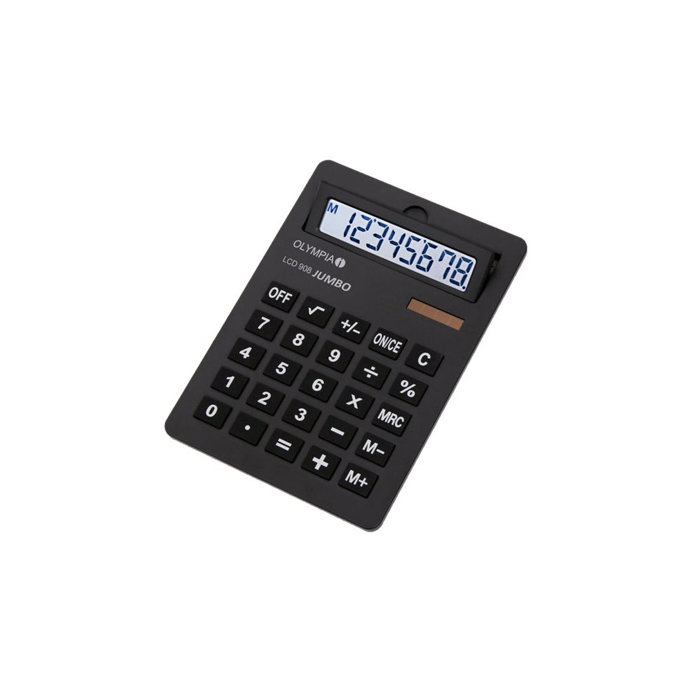 Produktbild för Olympia LCD 908 Jumbo - skrivbordskalkylator