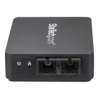 Produktbild för Startech USB to Fiber Optic Converter, 100Mbps, USB 2.0 to Fiber Network Adapter, 100BASE-FX SC Female Duplex Multimode Fiber/MMF Compatible, 2Km, Compact USB to Fiber LAN Adapter - USB to LAN Adapter (US100A20FXSC) - nätverksadapter - USB 2.0 - 100Base-F