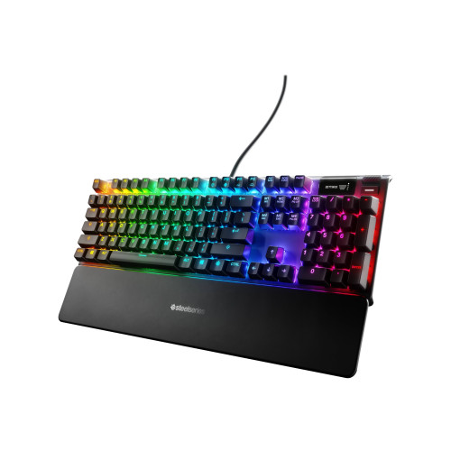 Steelseries SteelSeries Apex 7 - tangentbord - med bildskärm - tysk Inmatningsenhet