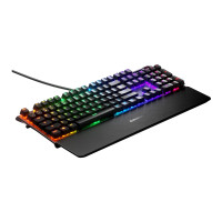 Produktbild för SteelSeries Apex 7 - tangentbord - med bildskärm - tysk Inmatningsenhet
