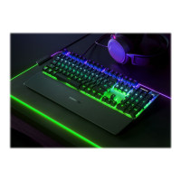Produktbild för SteelSeries Apex 7 - tangentbord - med bildskärm - tysk Inmatningsenhet